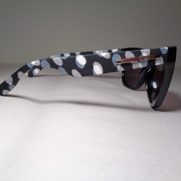 McQ by Alexander McQueen MQ0011S Black White Silver New Women\'s Sunglasses main image 9